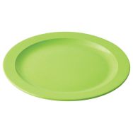 Lot de 6 assiettes plates Ø 22,5 cm mélamine - verte