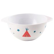 Lot de 6 bols à oreilles mélamine blanche 35 cl - ourson fute
