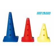 Lot de 6 cônes multifonctions hauteur 30 cm avec 2 trous sur 4 côtés