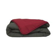 Lot de 6 couettes bicolores 160x220 cm  Gris/Rouge