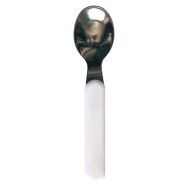 Lot de 6 cuillères blanches inox