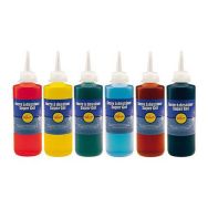 Lot de 6 flacons 200 ml encre à dessiner gel Pichon couleurs assorties