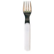 Lot de 6 fourchettes blanches inox
