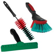 Lot de 6 kits de transport avec brosse et raclette pare-brise