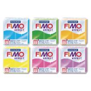 Lot de 6 pains FIMO effet néon