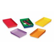 Lot de 6 petits plateaux de rangement