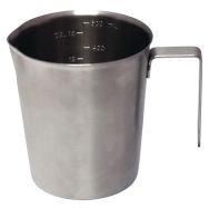 Lot de 6 pichets inox gradués empilables 1 L