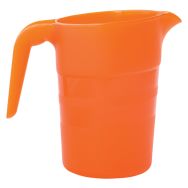 Lot de 6 pichets polypropylène 1,5 L empilables sans couvercle Plastorex