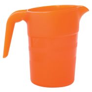 Lot de 6 pichets polypropylène 1 L sans couvercle Plastorex