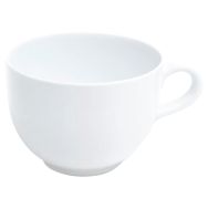 Lot de 6 tasses 60 cl - mélamine blanche