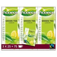 Lot de 75 Thé vert au citron Fairtrade - Pickwick - 75 sachets