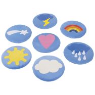 Lot de 7 Zamizen - galettes émotions -Nathan