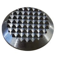 Lot de 80 Plots podotactile antidérapant en Inox Effet Diamant