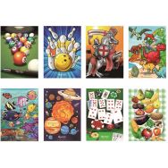 Lot de 8 Blasons Loisirs