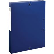 Lot de 8 Boîte de classement BeeBlue dos 40mm - A4 - Bleu marine