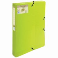 Lot de 8 Boite de classement Exabox dos 40mm Forever® PP A4-Vert anis