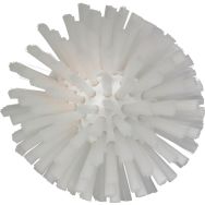Lot de 8 Brosse ronde à pas de vis, Ø135 mm, Medium, Blanc