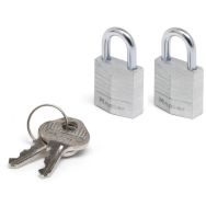 Lot de 8 Cadenas à clé en aluminium