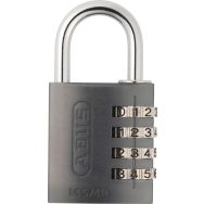 Lot de 8 Cadenas de sécurité à combinaison 145/40 titanium