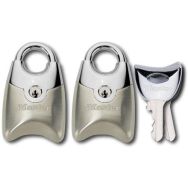 Lot de 8 Cadenas fusion à clé et anse protégée 195EUR