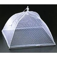 Lot de 8 Cloche à aliments pliable en plastique