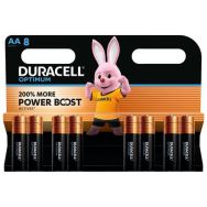 Lot de 8 Duracell Optimum AA x8