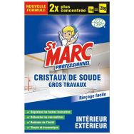 Lot de 8 Lessive cristaux soude ECOCERT concentrée 1 Kg - St Marc
