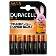Lot de 8 Pile alcaline AAA Plus Powerboost - Duracell