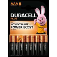 Lot de 8 Pile alcaline AAA Plus Powerboost - Duracell