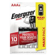 Lot de 8 Piles Max AAA - Lot de 8 - Energizer