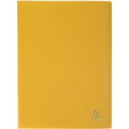 Lot de 8 Protège-document souple opaque A4 jaune à 120 vues