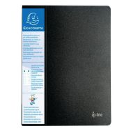 Lot de 8 Protège-documents rigide avec porte étiquette 120 vues