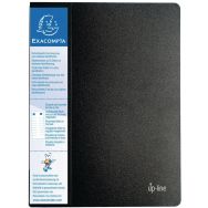 Lot de 8 Protège-documents rigide avec porte étiquette 160 vues