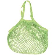 Lot de 8 Sac filet coton de couleur vert anis