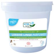 Lot de 8 Tablettes lessive linge parfumées Ecocert x 60 -Action Verte
