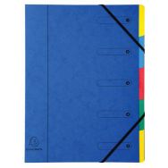 Lot de 8 Trieur harmonika nature future carte lustrée 5 compartiments