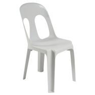 Lot de 8 chaises Sirtaki non classé au feu gris clair
