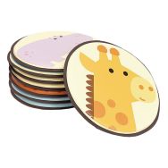Lot de 8 coussins en mousse Ø 34 cm