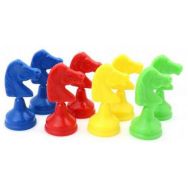 Lot de 8 pions petits chevaux