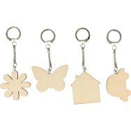 Lot de 8 porte-clés à décorer