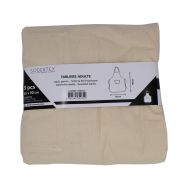 Lot tabliers adulte coton 100g/m² - 65x90 cm - 5 pcs - écru