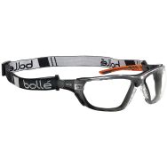 Lunette de protection incolore Ness+ avec mousse et tresse
