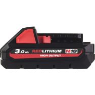 M18 HB3 - 18V 3,0Ah HIGH-OUTPUT Red Lithium - système M18