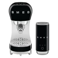 Machine Expresso Noire - Années 50 - ECF12BLEU - 1350W - Smeg