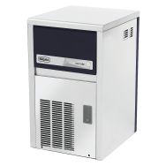 Machine à glaçons pleins 21 kg/24h,réserve 4kg, condenseur eau-CB 184 W-HCW inox