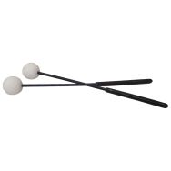 Mailloche tambourin et cymbale (la paire)-Fuzeau