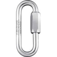 Maillon rapide acier inox à grande ouverture - Peguet