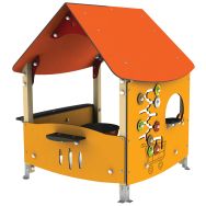 Maisonnette avec toit L'épicerie alu beige - Manutan Expert