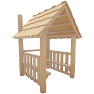Maisonnette classique robinier scellement direct