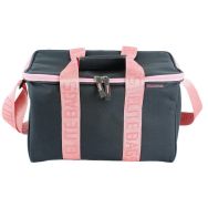 Mallette Elite Bags - Multy - gris - bandoulière rose